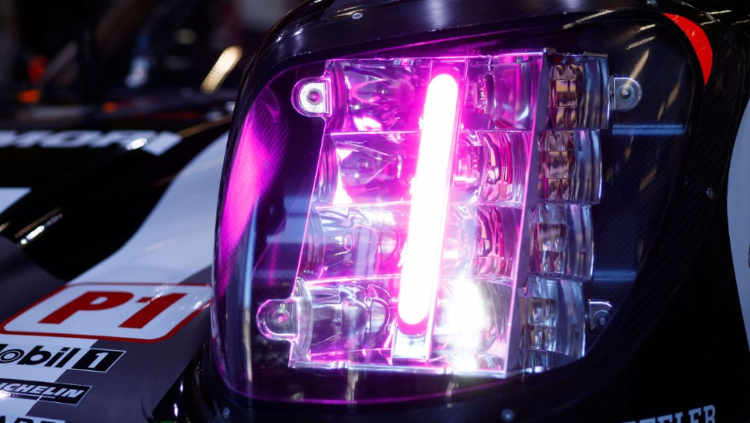 Porsche 919 Hybrid, new LED headlights, Spa-Francorchamps, WEC, 2016, Porsche AG