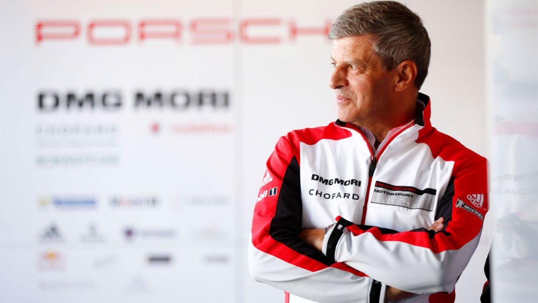 Fritz Enzinger, Leiter LMP1, WEC, Fuji, 2016, Porsche AG