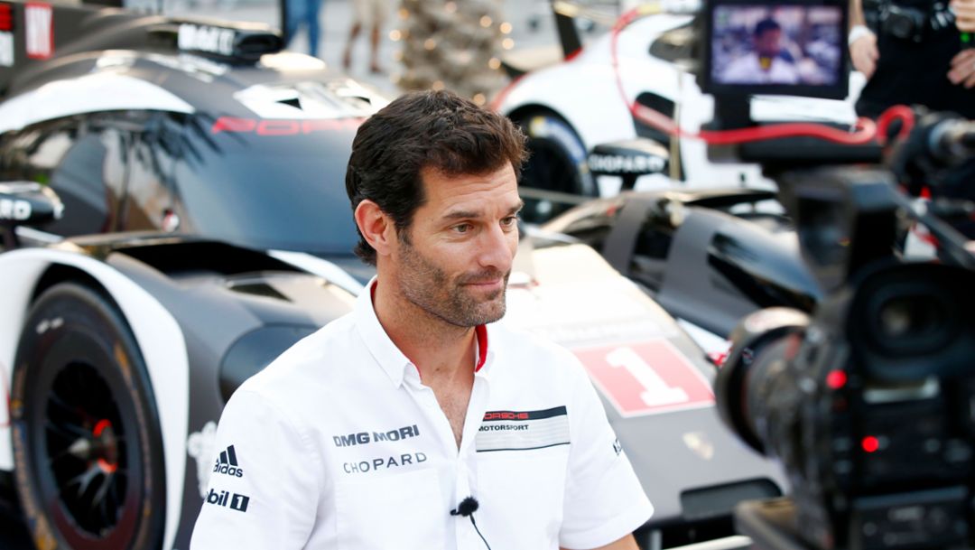 Mark Webber, Porsche-Werksfahrer, WEC, Bahrain, 2016, Porsche AG