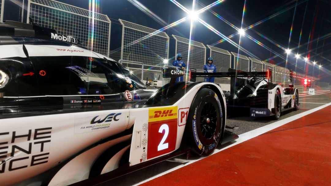 919 Hybrid, qualifying, WEC, Bahrain, 2016, Porsche AG