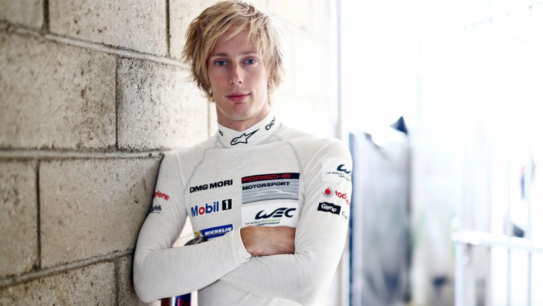 Porsche works driver Brendon Hartley, 2015, Porsche AG