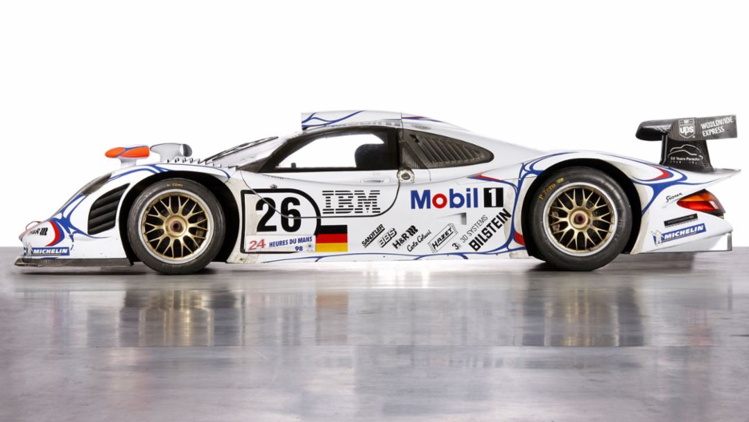 911 GT1 Rennversion aus 1998, Porsche Museum, 2017, Porsche AG