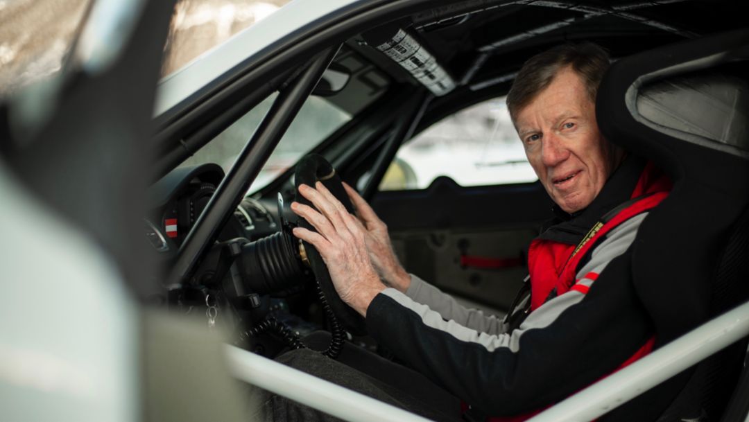 Walter Röhrl, Cayman GT4 Rallye, 2018, Porsche AG