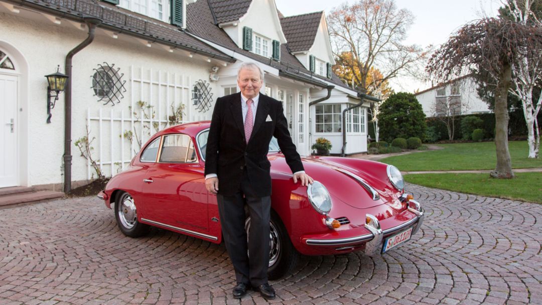 Dr Wolfgang Porsche, Chairman of the Supervisory Board, 356 B, Porsche mansion, Stuttgart, 2016, Porsche AG
