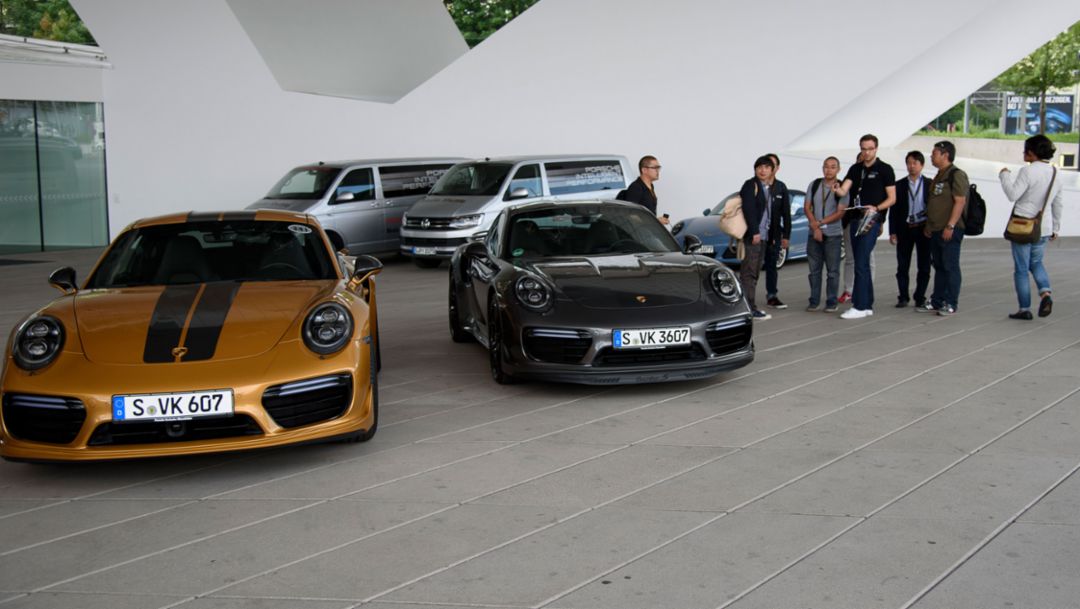 911 Turbo S Exclusive Series, Presse-Workshop, Stuttgart, 2017, Porsche AG