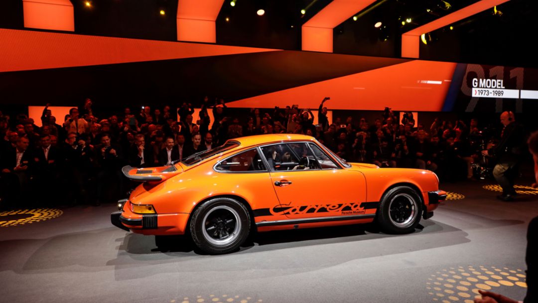911 (G model), world premiere Porsche 911, Los Angeles, 2018, Porsche AG