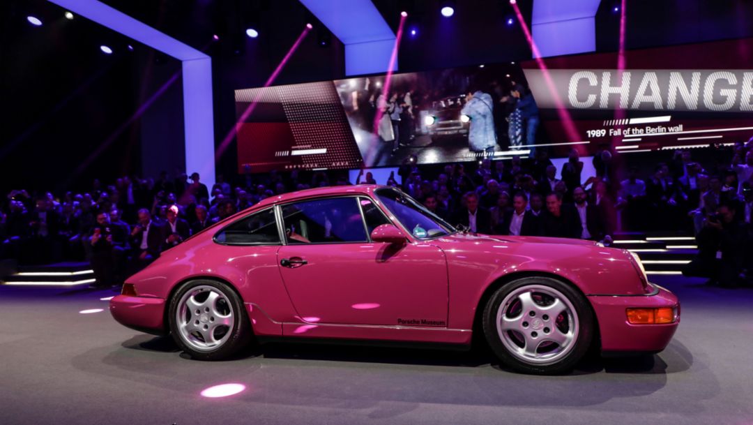 911 (964), presentación mundial Porsche 911, Los Ángeles, 2018, Porsche AG