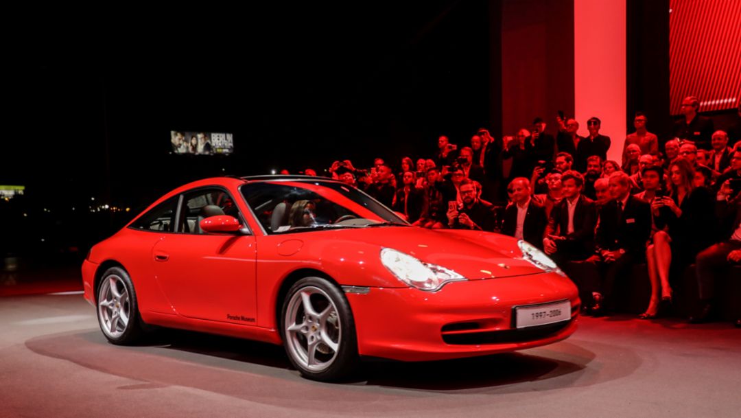 911 (996), world premiere Porsche 911, Los Angeles, 2018, Porsche AG