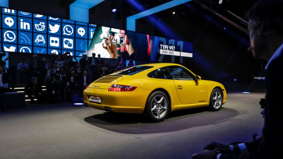 911 (997), presentación mundial Porsche 911, Los Ángeles, 2018, Porsche AG