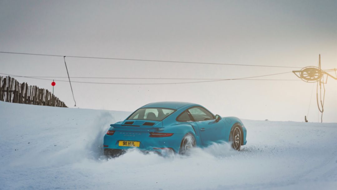 911 Turbo S, Glenshee Ski Centre, Scotland, 2018, Porsche AG