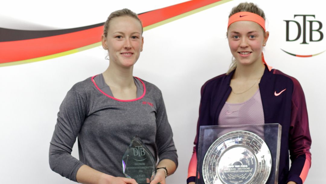 Carina Witthöft, Laura Schaeder (r-l), 2016, Porsche AG