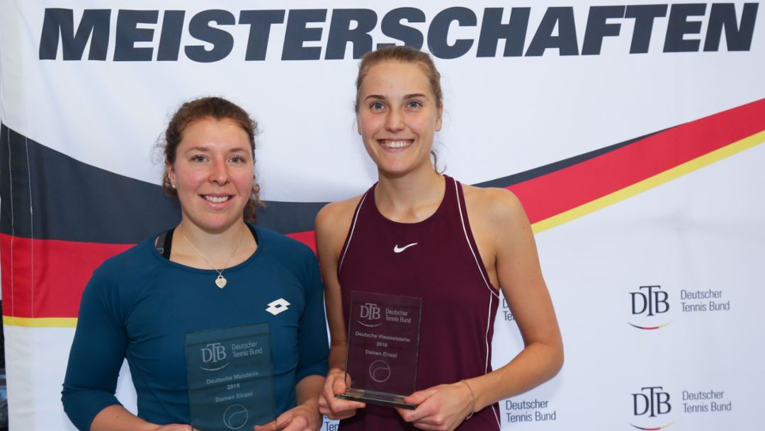 Anna-Lena Friedsam, Antonia Lottner, l-r, Deutsche Meisterschaften, 2018, Porsche AG