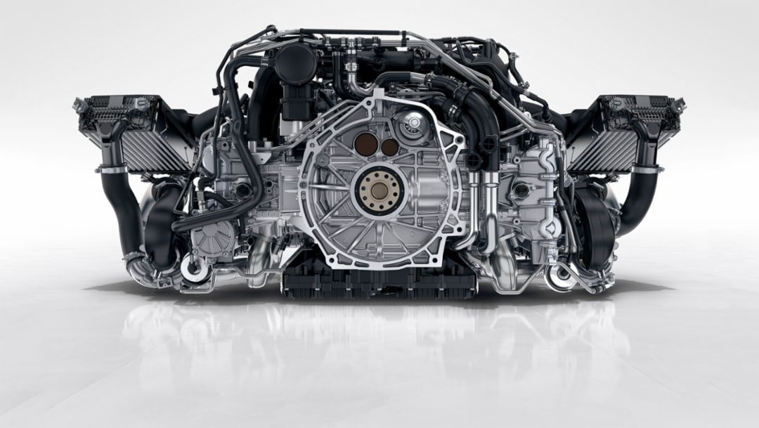 A powerfull heart: Porsches' flat engine tradition