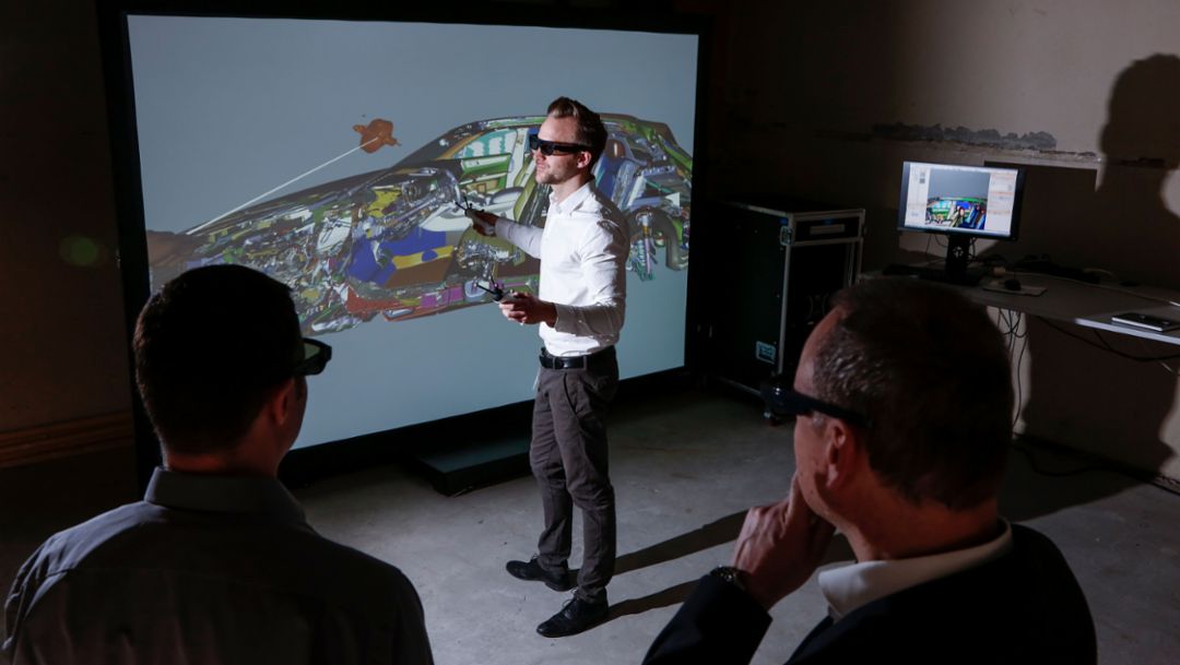 Программа для работы в среде виртуальной реальности “Алиса”, 2018, Porsche AG