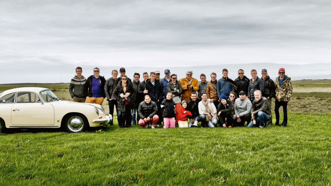 A part of the Porsche Club Iceland, Iceland, 2016, Porsche AG