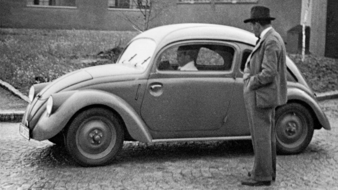 Ferdinand Porsche, Volkswagen-Prototyp der Reihe W30, 1937, Porsche AG