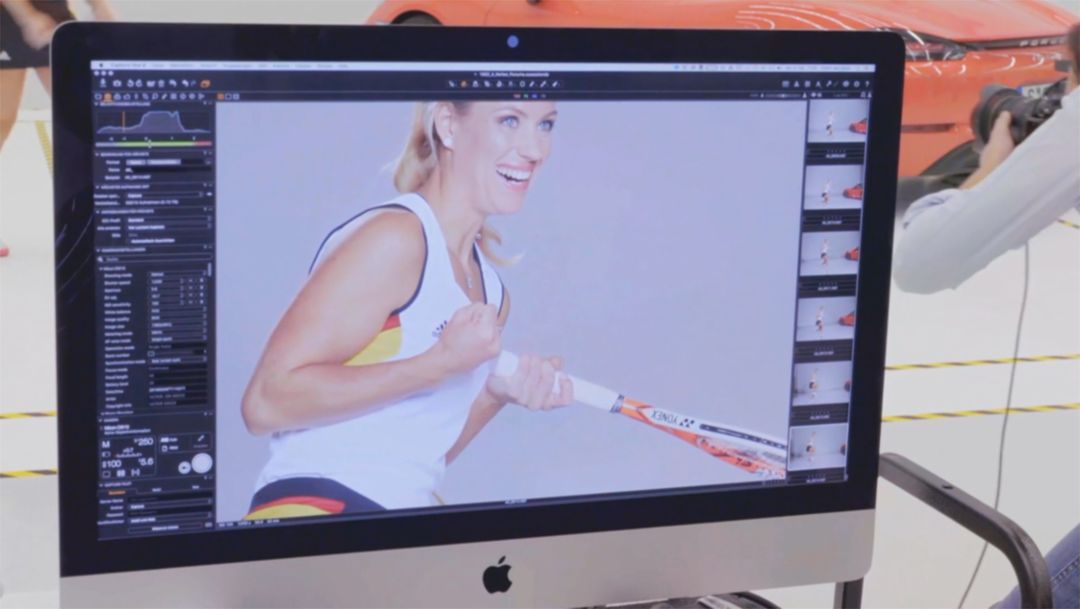 Trailer: photoshooting with Angelique Kerber 