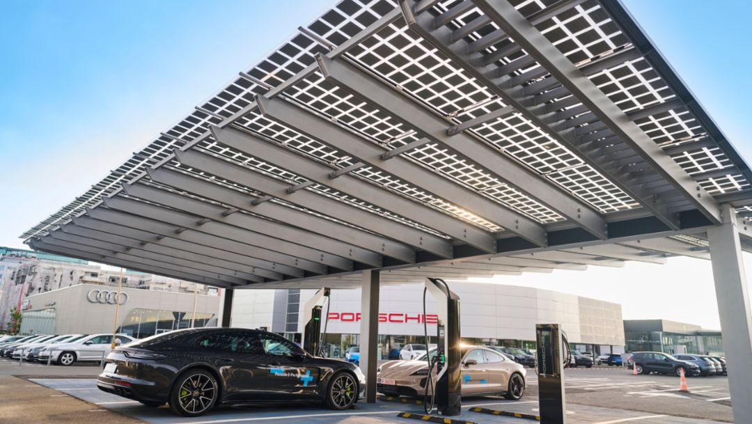 Centrul Porsche București își inaugurează infrastructura High Power Charging