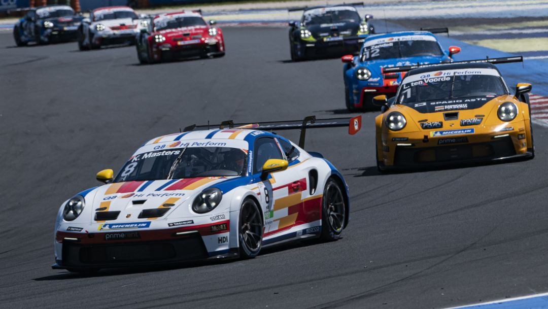 Porsche Carrera Cup Italia, Masters risponde a Ten Voorde in gara 2 al Misano World Circuit