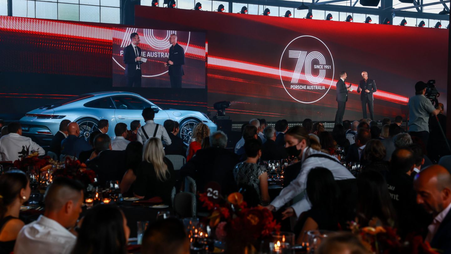 Gala-Veranstaltung zum 70-jährigen Bestehen von Porsche in Australien, 911 GT3, 2021, Porsche AG