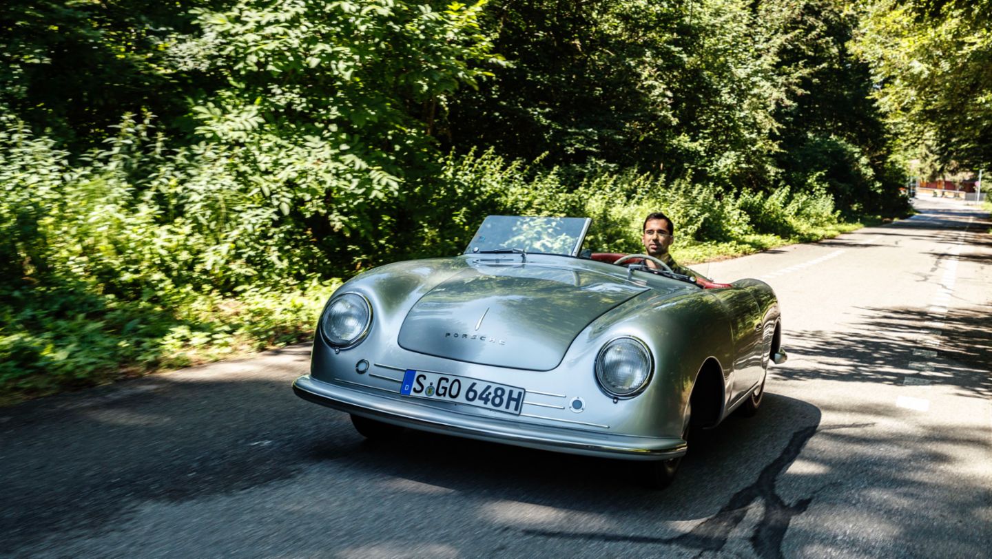 Neel Jani, 356 Nr.1 Roadster, 2018, Porsche AG