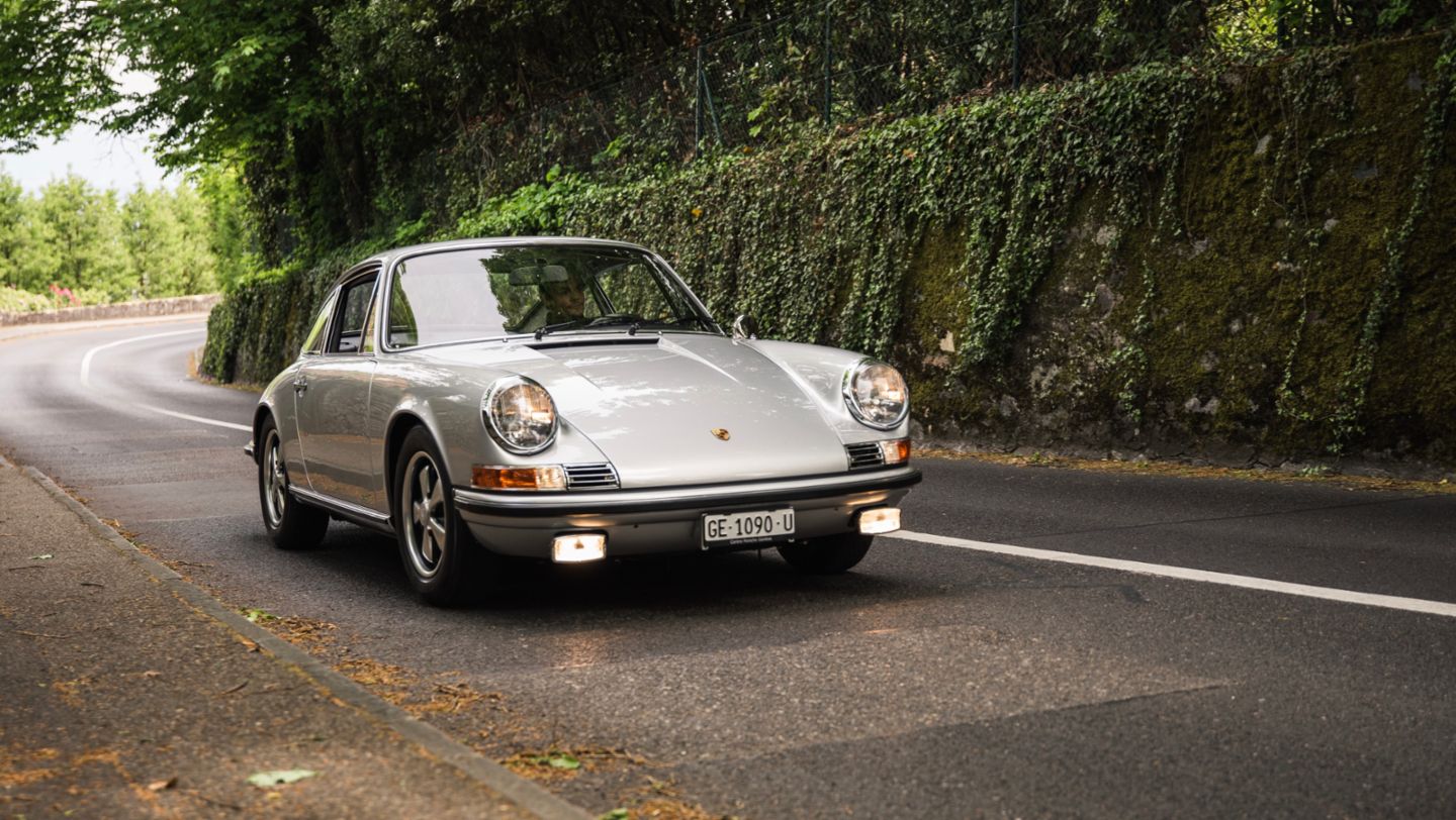 911 S Coupé von 1971, Porsche Zentrum Genf, 2018, Porsche AG