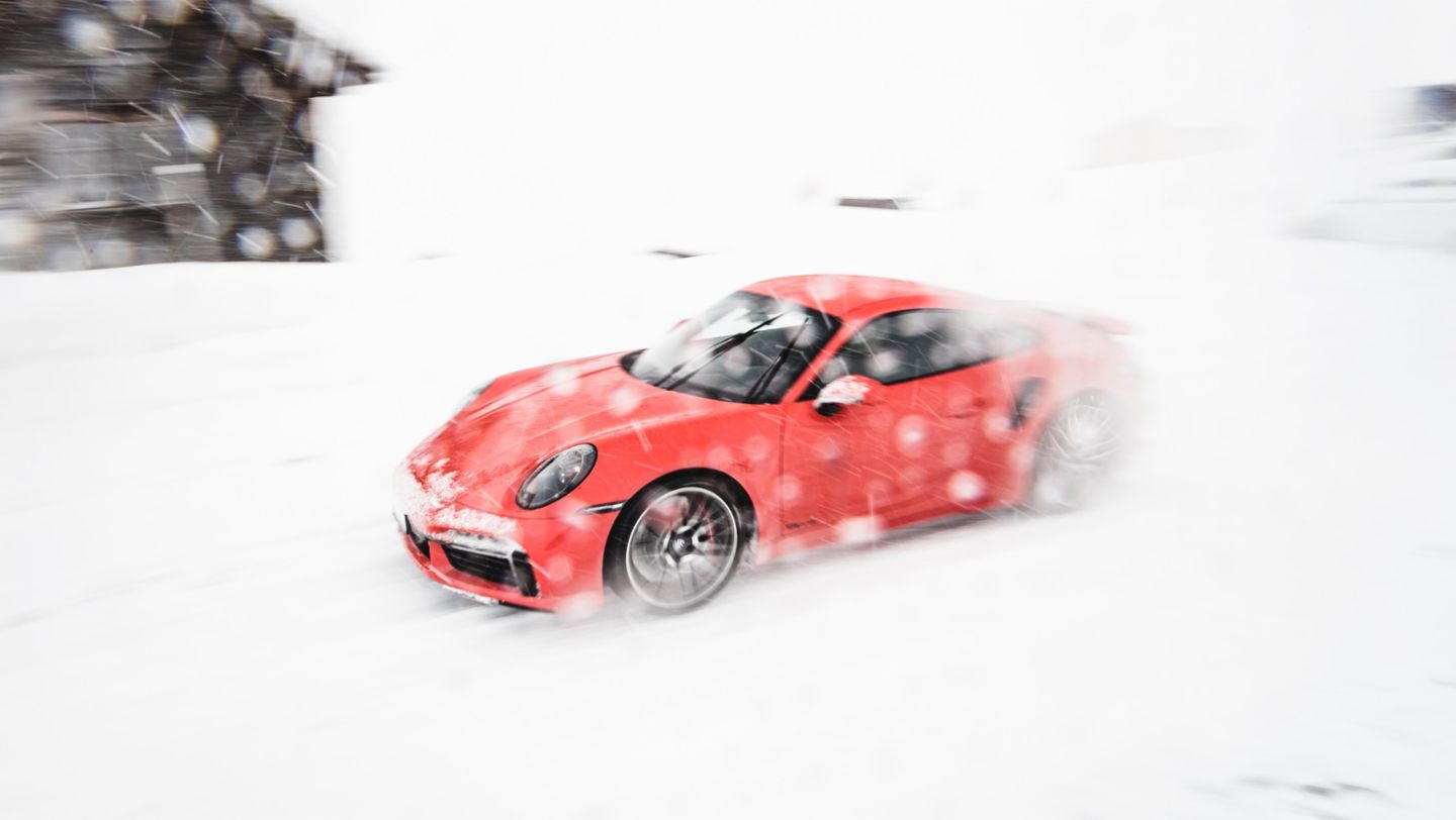911 Turbo, Juf, vallée d’Avers, 2021, Porsche AG