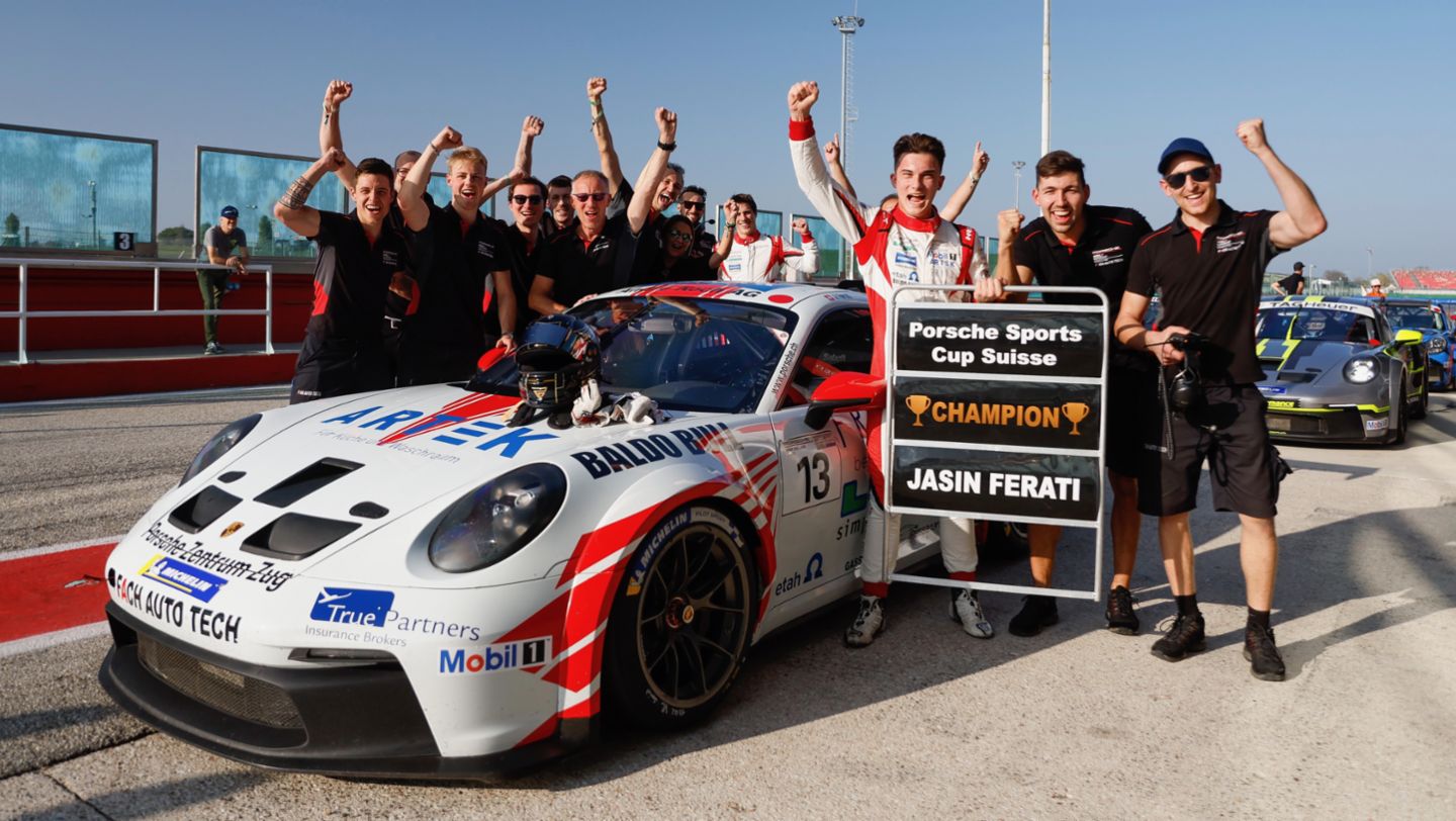 Porsche Sprint Challenge Suisse: GT3 Cup; 2022, Misano, Jasin Ferati, Porsche Schweiz AG