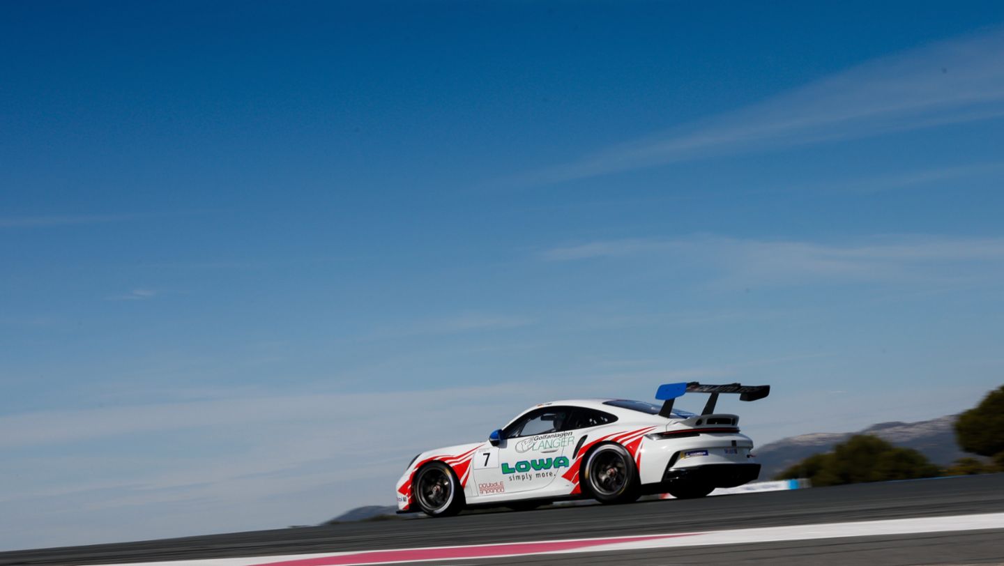 Porsche Sprint Challenge Suisse: GT3 Cup; 2023, Le Castellet, Testfahrten, Jocelyn Langer, Porsche Schweiz AG