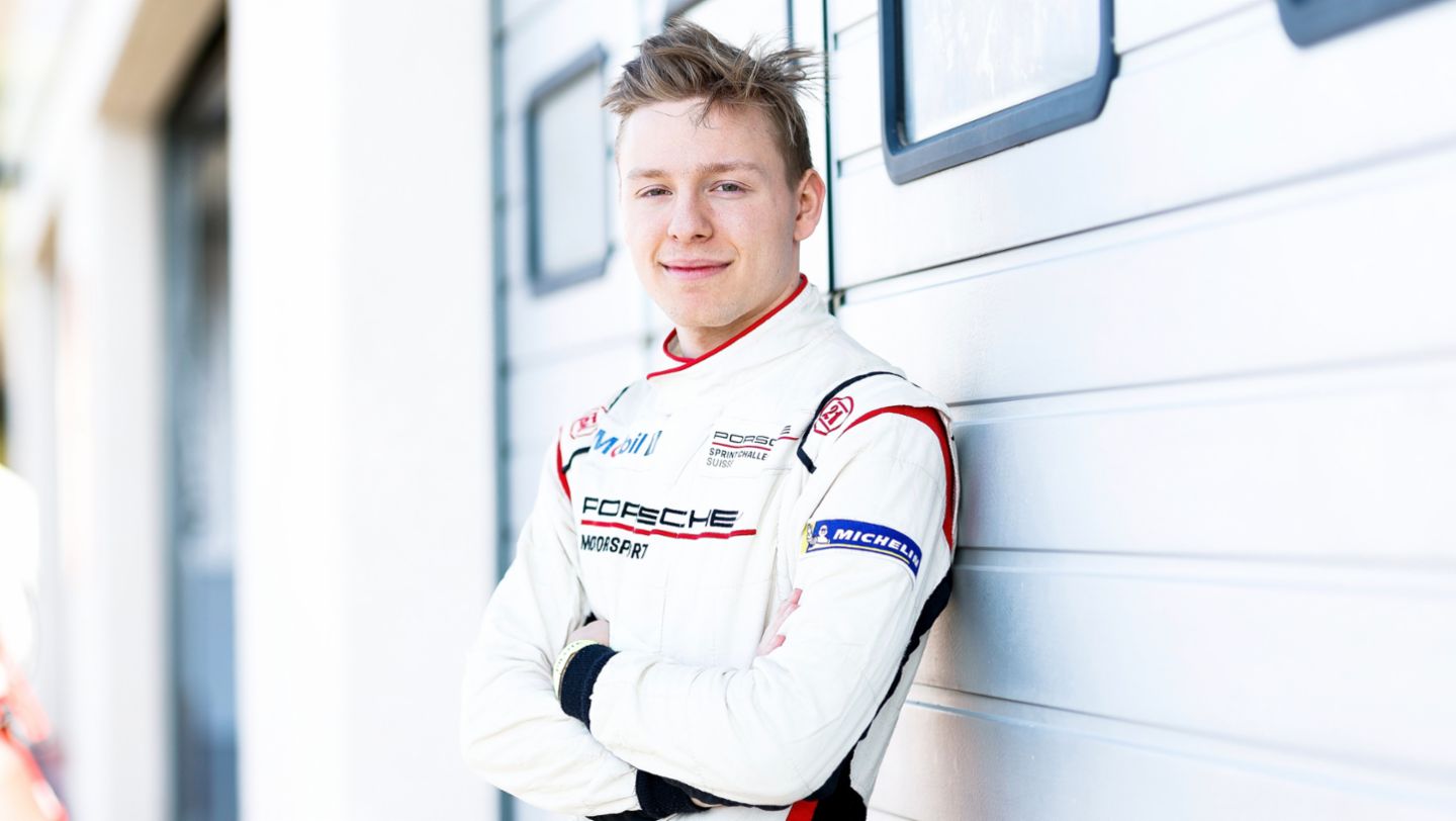 Johannes Kapfinger, Junior im Porsche Sports Cup Suisse, 2023, Porsche Schweiz AG 
