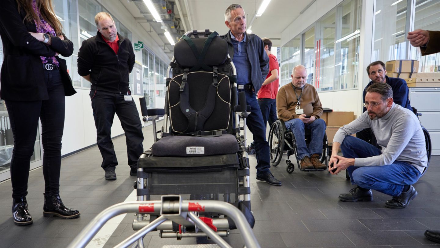 Porsche and Partners Enhance Trekking Wheelchair, 2023, Porsche Schweiz AG