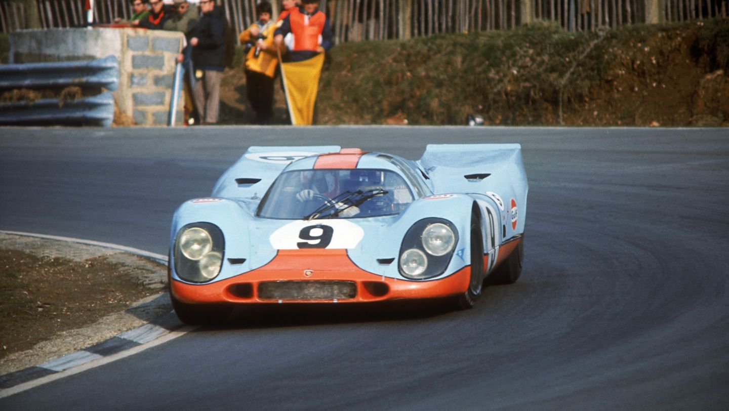 Gara al Brands Hatch (1000 km), n. 9, piloti: Jo Siffert e Brian Redman (1970), 2024, Porsche Schweiz AG