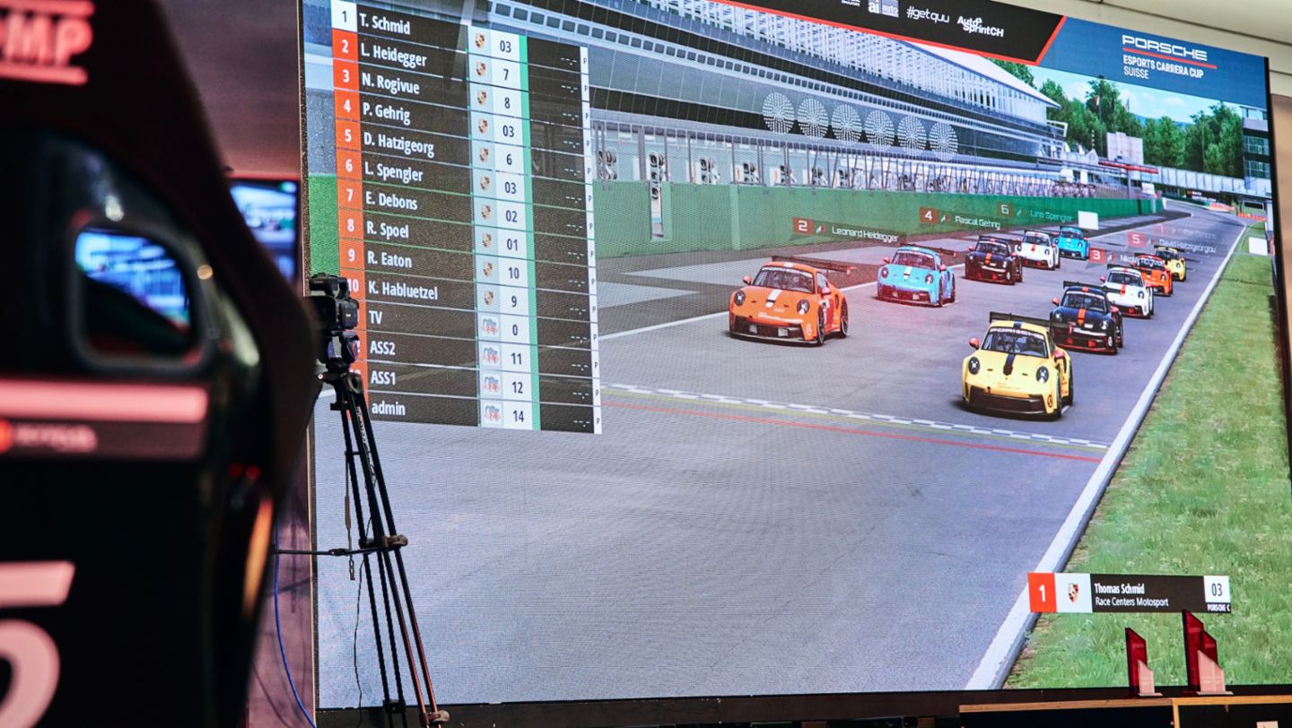 Porsche Esports Carrera Cup Suisse, 2024, Porsche Schweiz AG