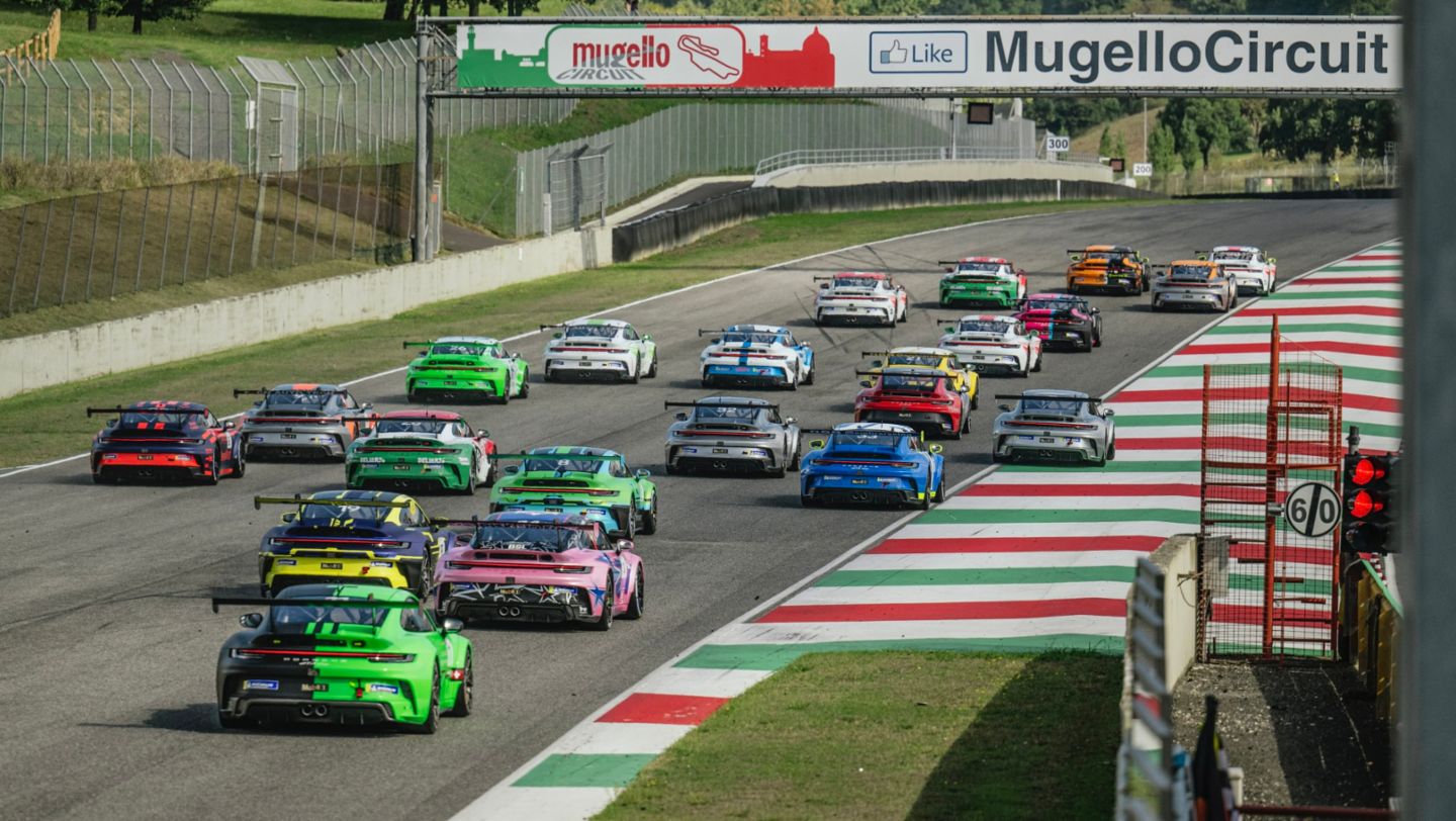 Porsche Sprint Challenge Suisse: GT3 Cup, Mugello (I)2024, Porsche Schweiz AG
