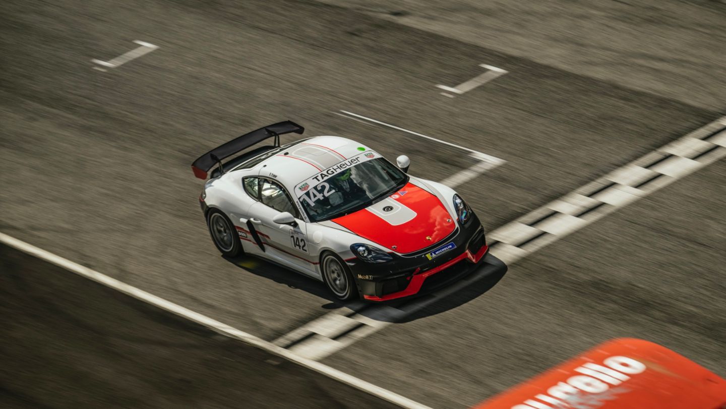 Roman Steiner, Porsche Sprint Challenge Suisse: GT4 Clubsport, Mugello (I), 2024, Porsche Schweiz AG