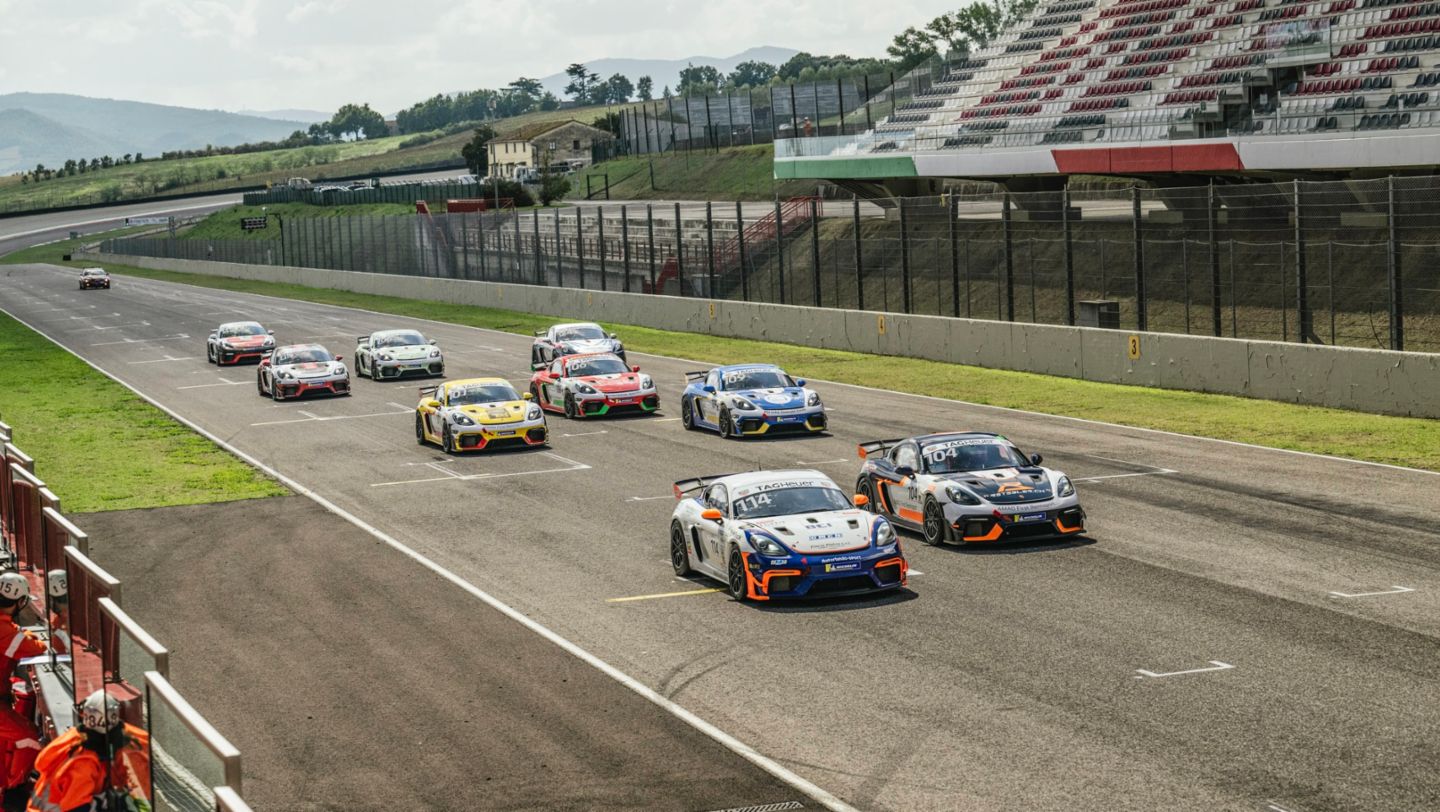 Porsche Sprint Challenge Suisse: GT4 Clubsport, Mugello (I), 2024, Porsche Schweiz AG