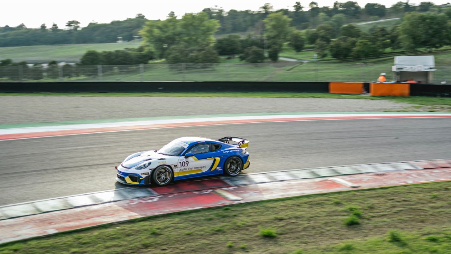 Andreas Heiniger, Porsche Sprint Challenge Suisse: GT4 Clubsport, Mugello (I), 2024, Porsche Schweiz AG