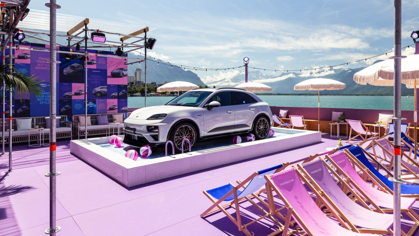 Macan Turbo Electric, Montreux Jazz Festival, 2024, Porsche Schweiz AG