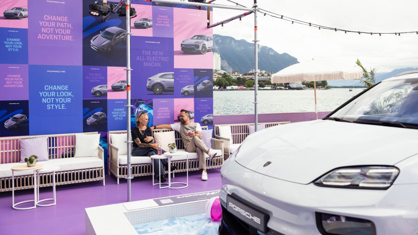 Macan Turbo Electric, Montreux Jazz Festival, 2024, Porsche Schweiz AG