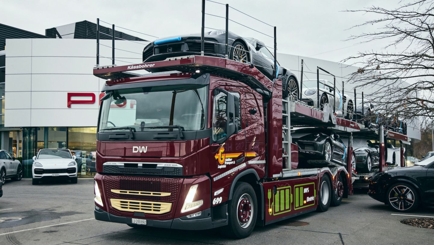 E-truck, Centro Porsche, 2024, Porsche Schweiz AG