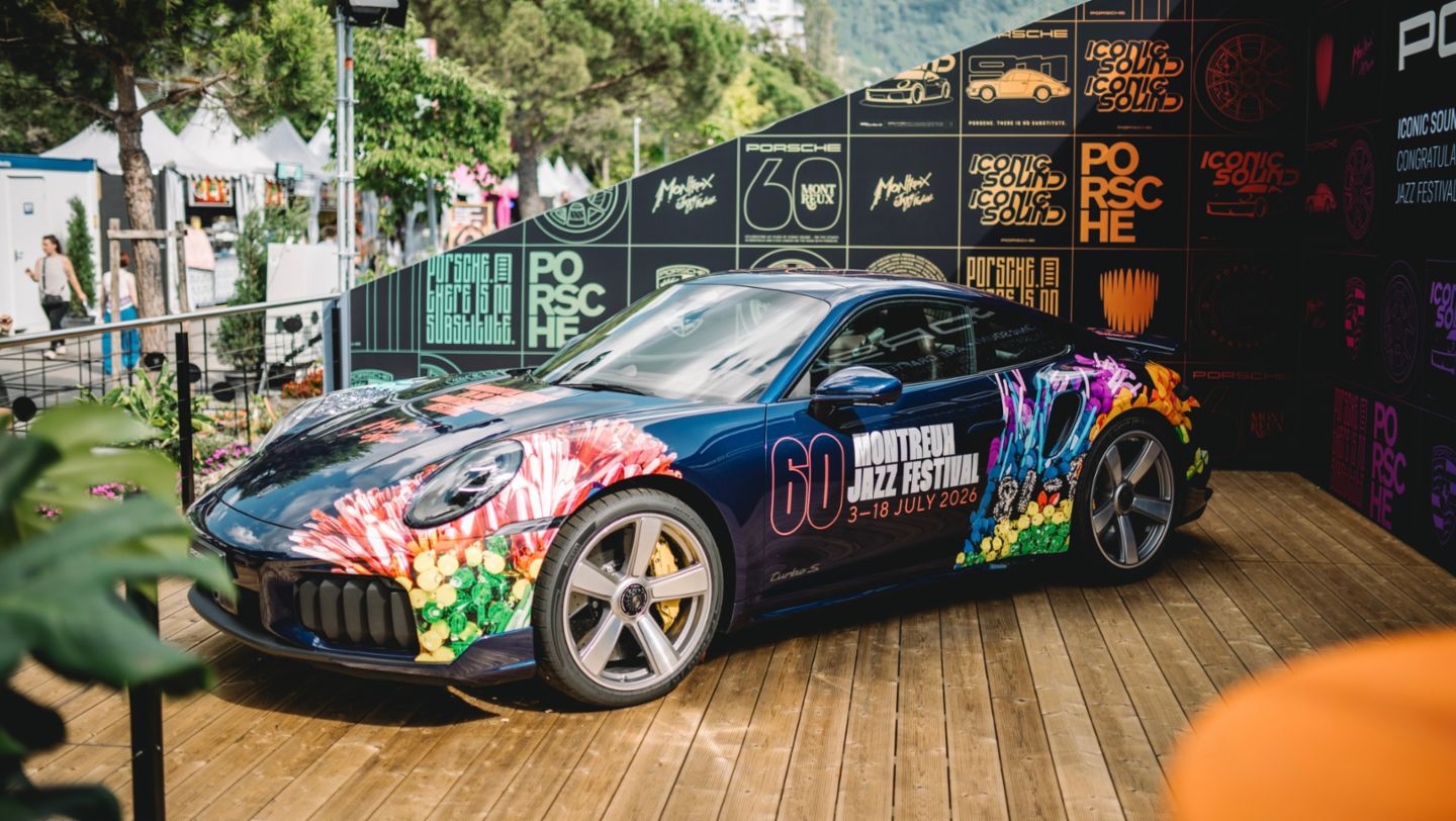 911 Turbo S, Montreux Jazz Festival, 2026, Porsche Schweiz AG