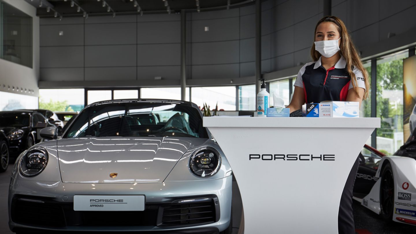 Espacio Cero, protocolo de medidas preventivas, 2020, Porsche Ibérica
