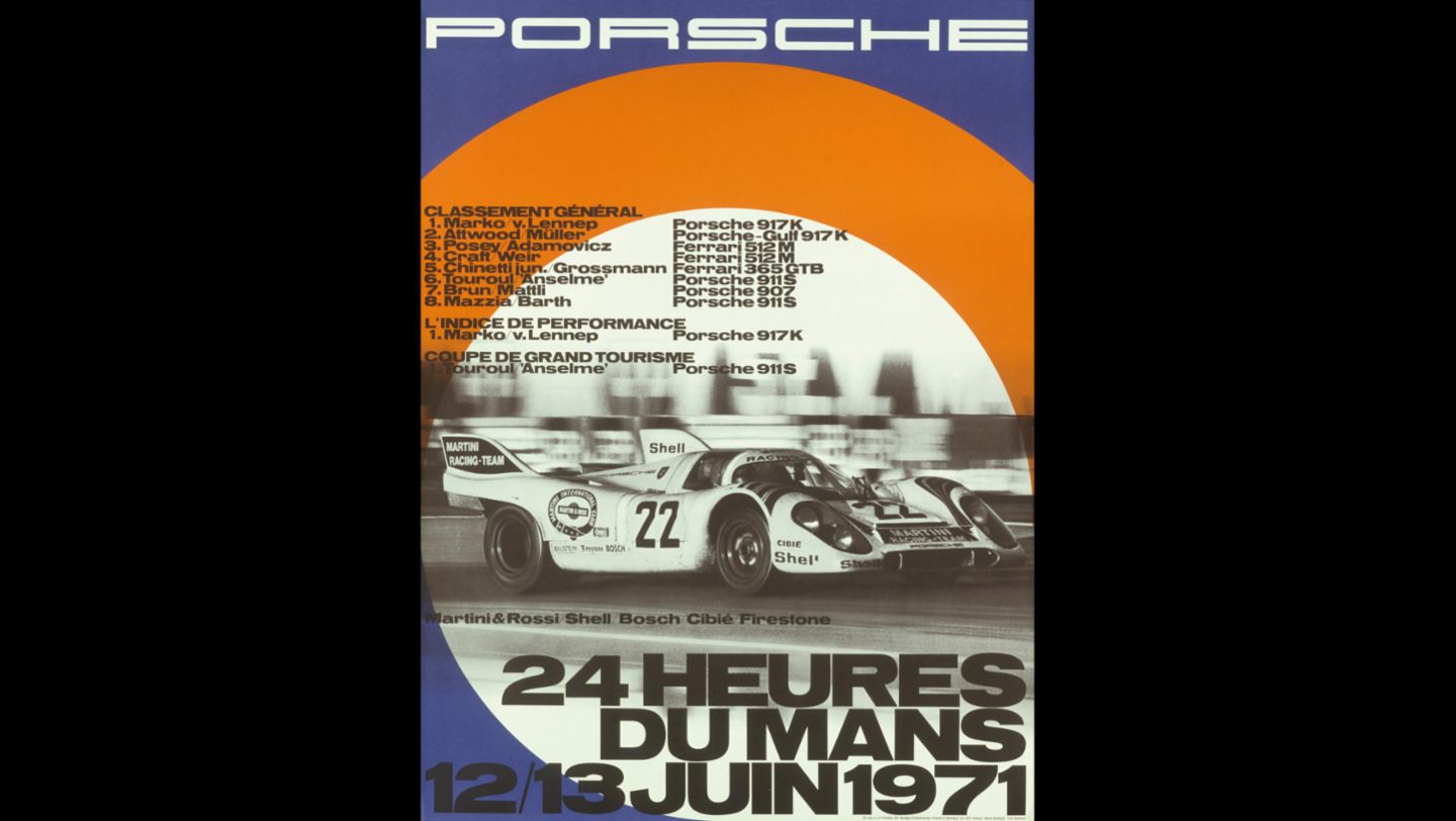 Le Mans 1971, Van Lennep/Marko, Porsche 917 KH, 2020, Porsche AG
