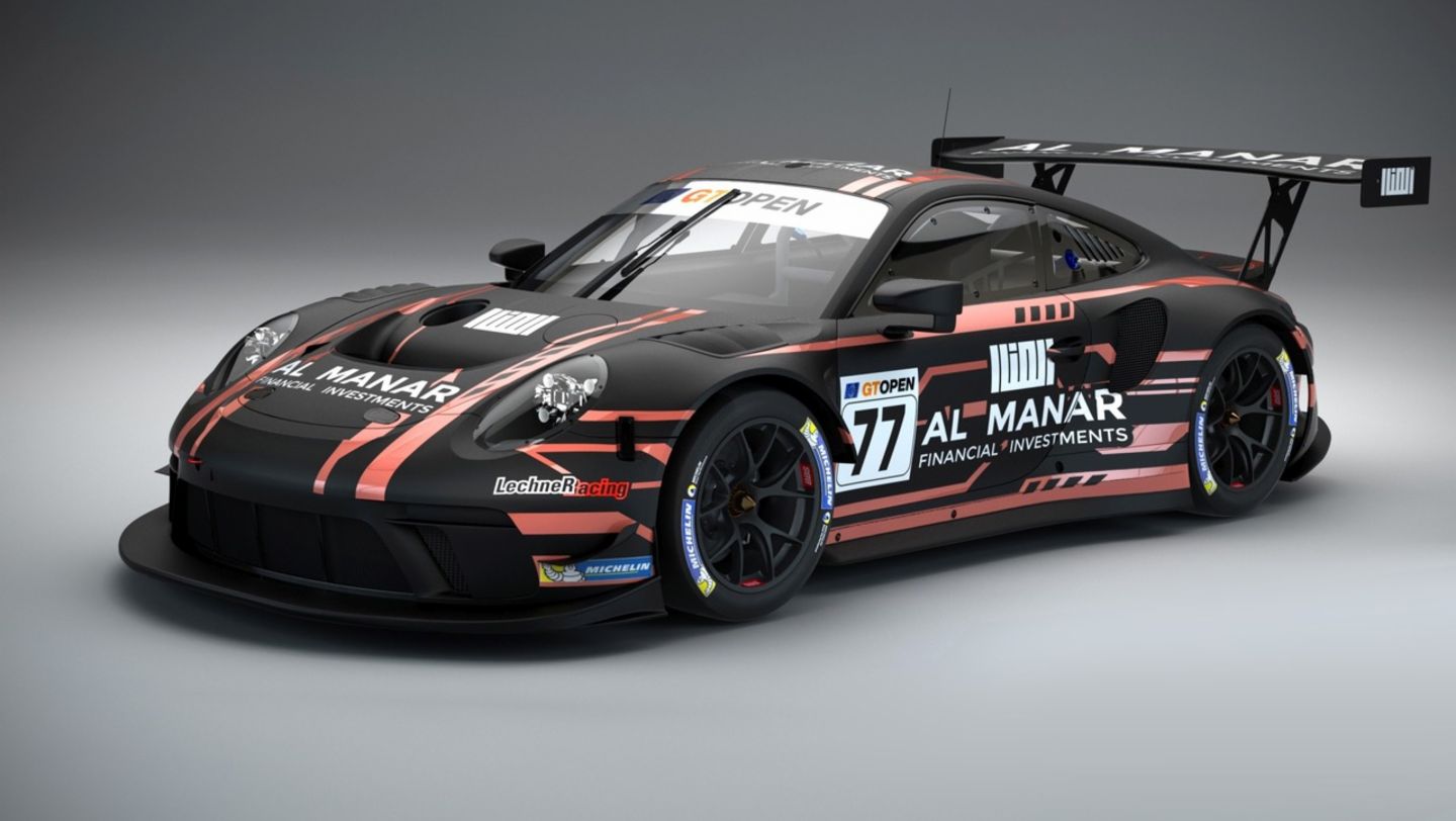 Porsche 911 GT3 R de Lechner Racing, 2021, Porsche AG 