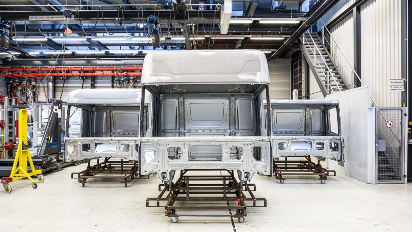 Desarrollo de cabinas para camiones, Scania, 2010, 2021, Porsche AG
