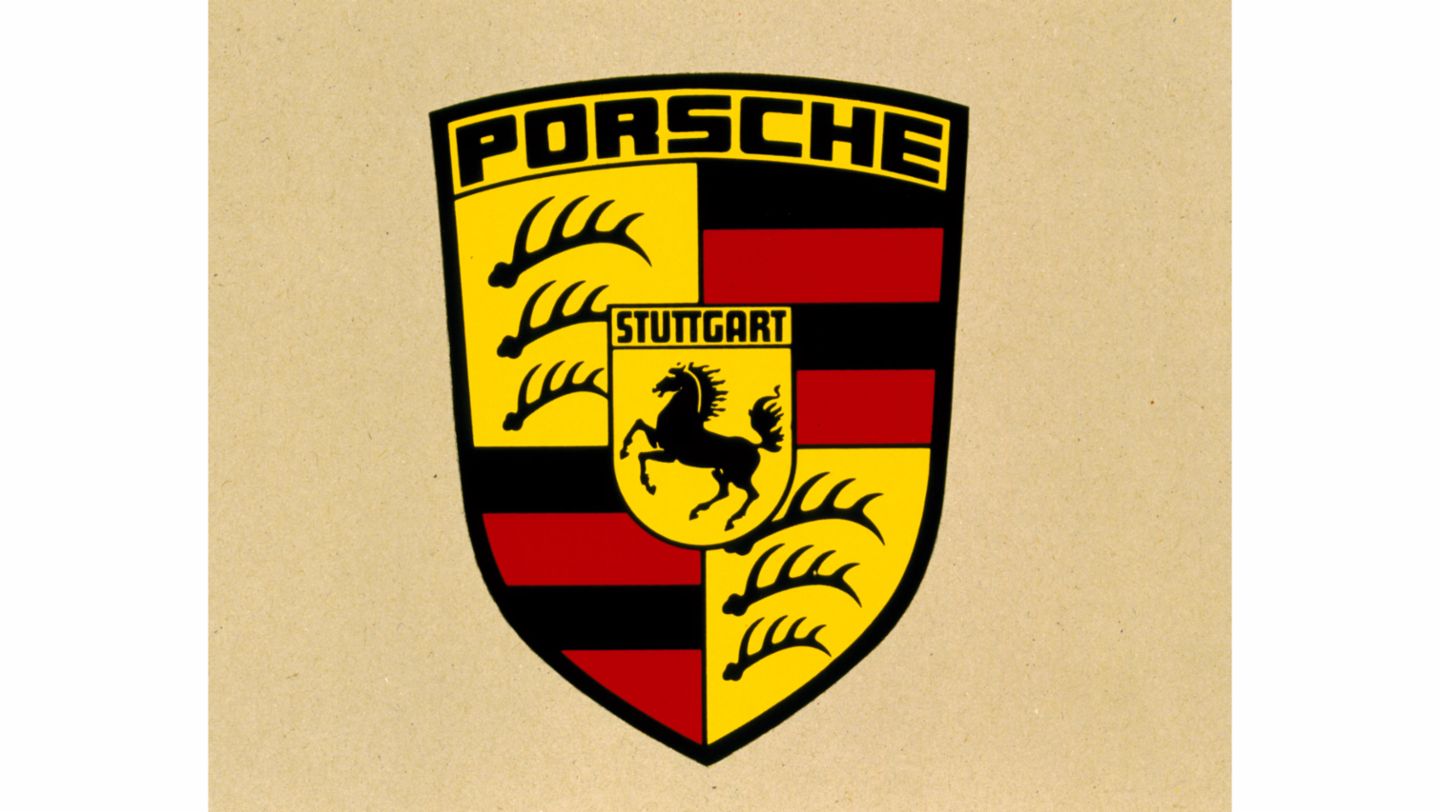 Escudo Porsche, evolución, 2022, Porsche AG
