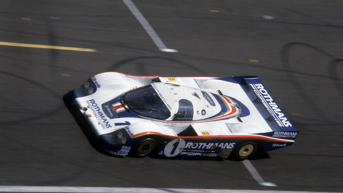 Jacky Ickx y Derek Bell, Porsche 956, 24 Horas de Le Mans de 1982, 2022, Porsche AG