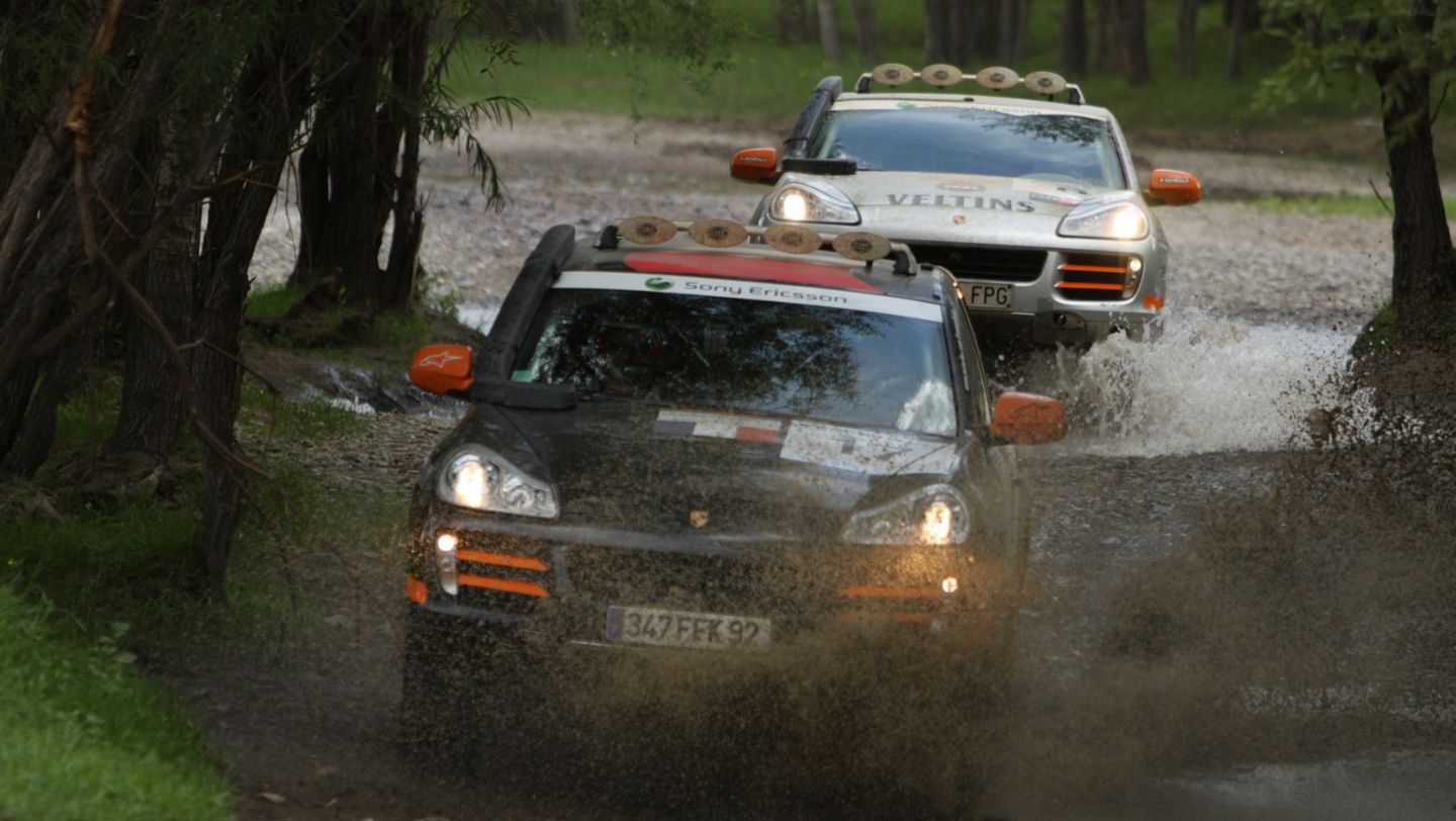 Rallye Transsyberia, ediciones 2007 y 2008, Porsche AG