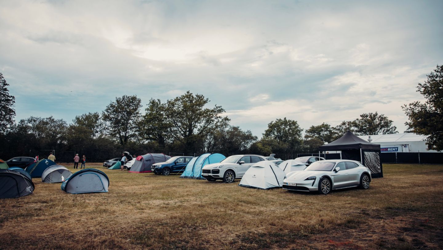 Campamento para empleados de Porsche, Le Mans, 2023, Porsche AG