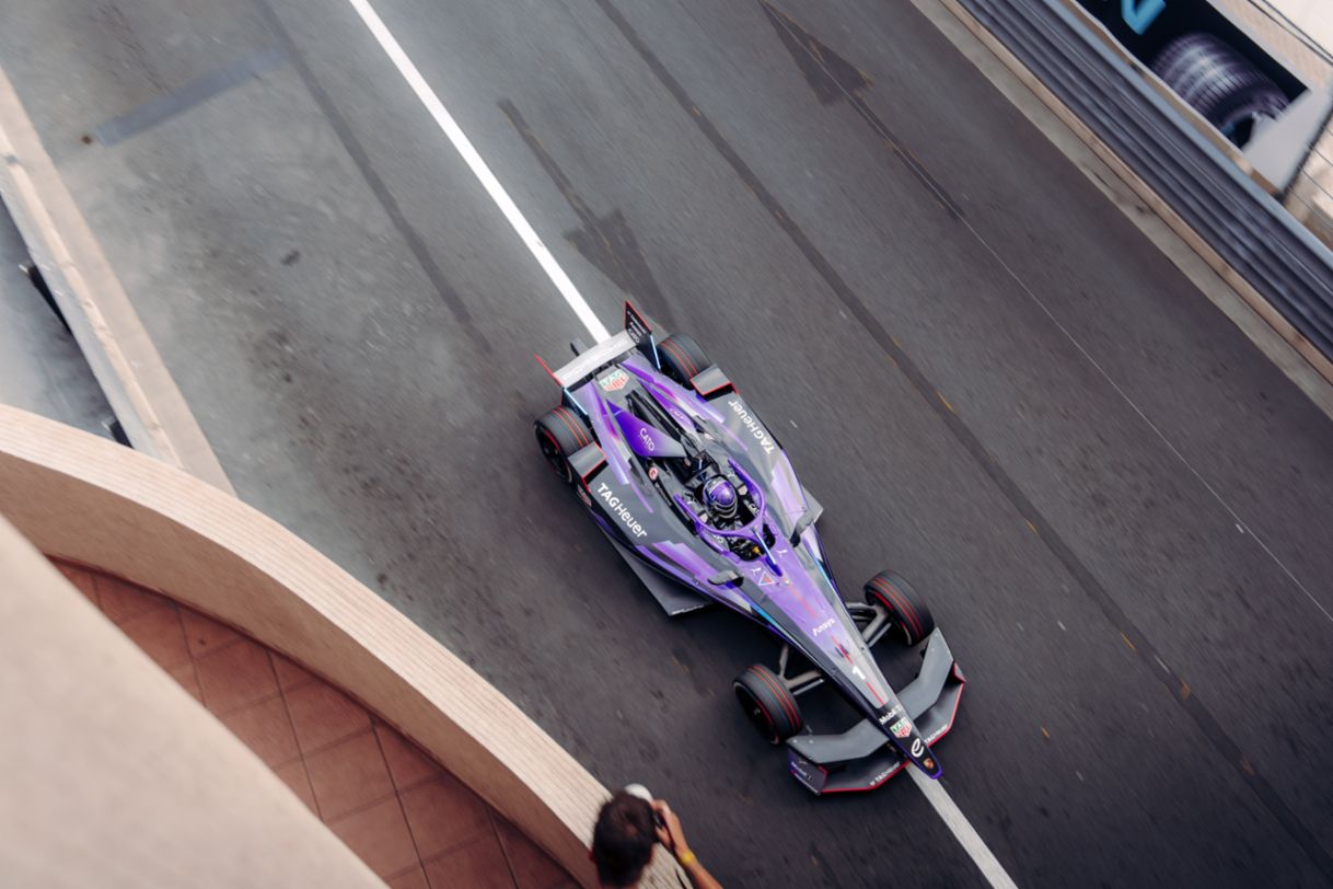 Pascal Wehrlein, Porsche 99X Electric (nº 1), 1ª carrera del E-Prix de Mónaco, 2025, Porsche AG